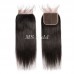 Virgin Straight Hair Bundles With 5X5 Lace Closure