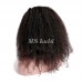 Virgin Human Hair Afro Kinky Curly Lace Front Virgin Hair Wigs