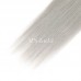 4X4 Silver Grey Virgin Hair Natural Straight Lace Closure