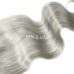 4X4 Silver Grey Virgin Hair Body Wave Lace Closure