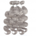 Virgin Hair Body Wave Grey Hair Bundles