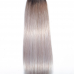 Virgin Hair Natural Straight Ombre Dark Roots Grey Hair Bundles