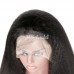 Human Hair Kinky Straight 13x4 Transparent Lace Front Wigs