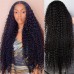 Human Hair Kinky Curly 13x4 13x6 Transparent Lace Front Wigs