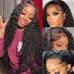 13x6 HD Lace Human Hair Kinky Curly Lace Front Wigs