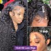 13x6 HD Lace Human Hair Deep Wave Lace Front Wigs