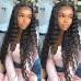 Virgin Human Hair Deep Wave 13x4 13x6 Transparent Lace Front Wigs