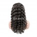 Virgin Human Hair Deep Wave 13x4 13x6 Transparent Lace Front Wigs