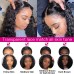 Virgin Human Hair Deep Wave 13x4 13x6 Transparent Lace Front Wigs