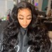 Virgin Human Hair Transparent 13x4 13x6 Body Wave Lace Front Wigs