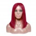 Colorful Short BOB Straight Lace Closure Wig