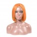 Colorful Short BOB Straight Lace Closure Wig