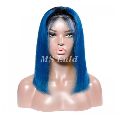 Clearance Sale Colored Straight BOB Lace Front Wig | Human Hair Wig | Lace Front