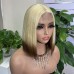 2x6 #613/4 Colored Straight BOB Lace Closure Virgin Human Hair Wig
