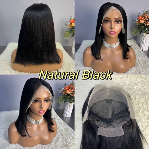 13x4 Straight Hair Colored BOB Lace Front Wig | Human Hair Wig | Lace Front