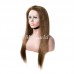 #4 Color Human Hair Straight Transparent 13x4 Full Lace Frontal Wig
