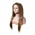 #4 Color Human Hair Straight Transparent 13x4 Full Lace Frontal Wig