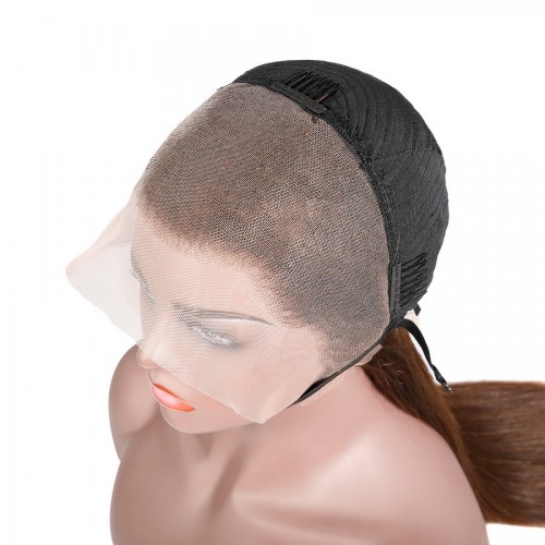#4/#6 Straight Transparent Lace 13x4 Full Frontal Human Hair Wig | Human Hair Wig | Lace Front