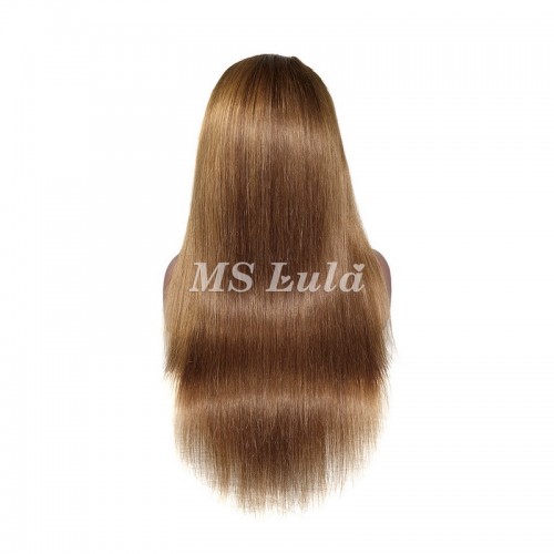 #4/#6 Straight Transparent Lace 13x4 Full Frontal Human Hair Wig | Human Hair Wig | Lace Front