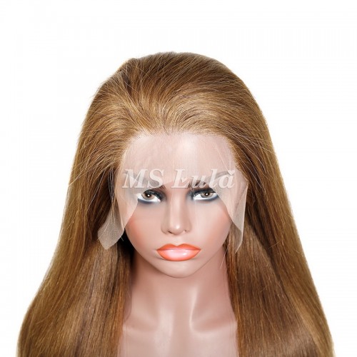 #4/#6 Straight Transparent Lace 13x4 Full Frontal Human Hair Wig | Human Hair Wig | Lace Front