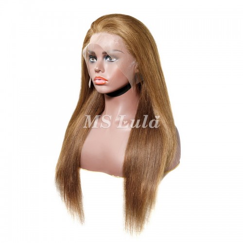 #4/#6 Straight Transparent Lace 13x4 Full Frontal Human Hair Wig | Human Hair Wig | Lace Front