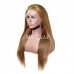 #4/#6 Straight Transparent Lace 13x4 Full Frontal Human Hair Wig