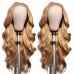 #27 Honey Blonde Body Wave Transparent Lace 13x4 Full Frontal Human Hair Wig