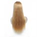 #27 Color Human Hair Straight Machine-made Wigs With Bang