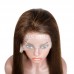 #2 Chestnut Brown Straight Transparent Lace 13x4 Full Frontal Human Hair Wig