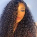 13x4 Virgin Human Hair Jerry Curly Lace Front Wigs 180% Density