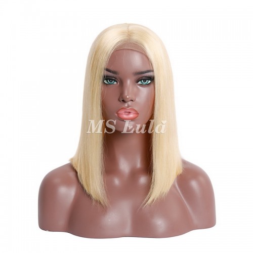 13x4 613 Blonde Color Straight BOB Lace Front Wig | Human Hair Wig | Lace Front