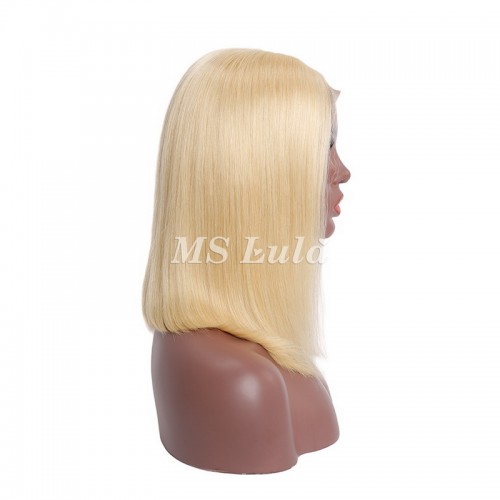 13x4 613 Blonde Color Straight BOB Lace Front Wig | Human Hair Wig | Lace Front
