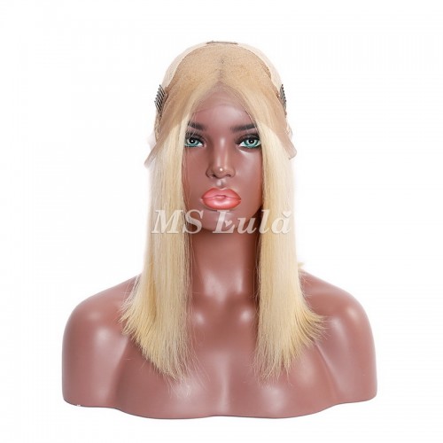 13x4 613 Blonde Color Straight BOB Lace Front Wig | Human Hair Wig | Lace Front
