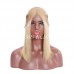 13x4 613 Blonde Color Straight BOB Lace Front Wig