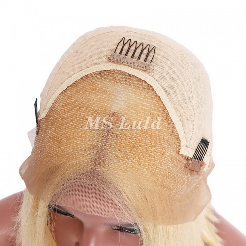 13x4 613 Blonde Color Straight BOB Lace Front Wig | Human Hair Wig | Lace Front