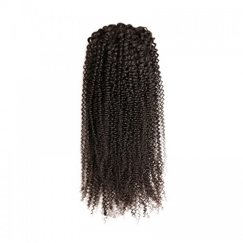 Kinky Curly Drawstring Ponytail 100% Virgin Remy Human Hair Extensions | Human Hair Wig | Lace Front