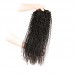 100% Virgin Remy Human Hair Extensions Kinky Curly With Drawstring Ponytail