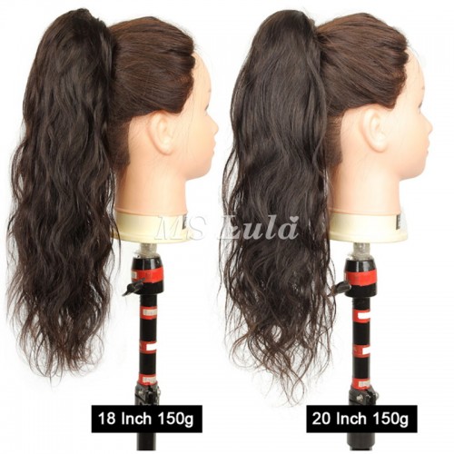 Body Wave Drawstring Ponytail 100% Virgin Remy Human Hair Extensions  | Human Hair Wig | Lace Front