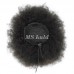 100% Virgin Remy Human Hair Extensions Afro Kinky Curly With Drawstring Ponytail