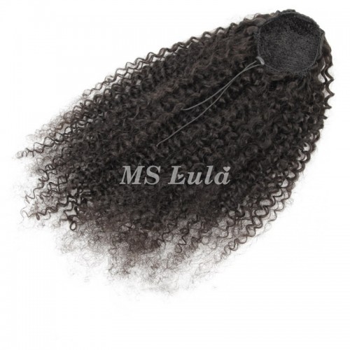 Deep Wave Drawstring Ponytail 100% Virgin Remy Human Hair Extensions  | Human Hair Wig | Lace Front