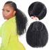 Afro Kinky Curly Drawstring Ponytail Virgin Remy Human Hair Extensions