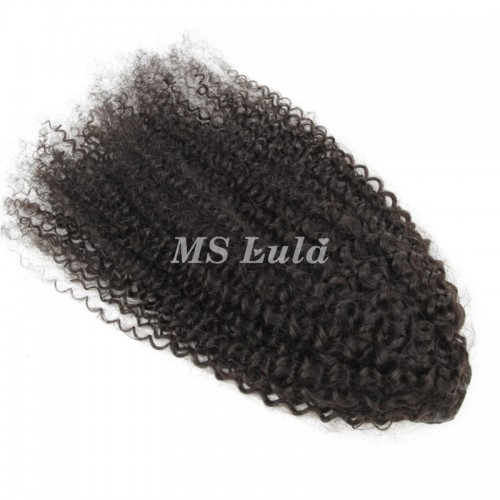 Deep Wave Drawstring Ponytail 100% Virgin Remy Human Hair Extensions  | Human Hair Wig | Lace Front