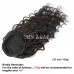 100% Virgin Remy Human Hair Extensions Loose Deep With Drawstring Ponytail