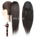 100% Virgin Remy Human Hair Extensions Straight With Drawstring Ponytail