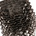 100% Virgin Remy Human Hair Clip In Hair Extensions Deep Wave(7 Pcs/set)