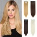 Straight Colored Clip In Hair Extensions(18Clips/8Pcs)