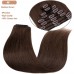Straight Colored Clip In Hair Extensions(18Clips/8Pcs)