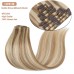 Straight Colored Clip In Hair Extensions(18Clips/8Pcs)