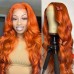 Orange Ginger Color 13x4 Lace Front Wig