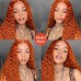 Orange Ginger Color 13x4 Lace Front Wig